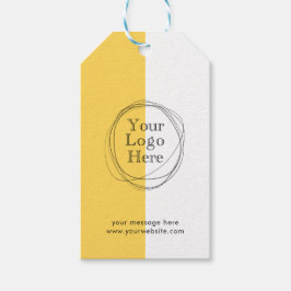 Benutzerdefiniertes Logo Modern Minimalistischer M Geschenkanhänger