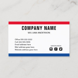Benutzerdefiniertes Logo moderne minimalistische s Visitenkarte