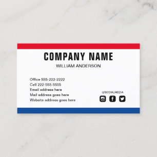 Benutzerdefiniertes Logo moderne minimalistische s Visitenkarte
