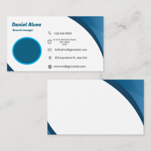 Benutzerdefiniertes Logo moderne minimalistische s Visitenkarte