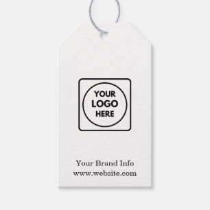 Benutzerdefiniertes Logo Modernes minimalistisch Geschenkanhänger