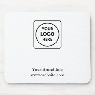 Benutzerdefiniertes Logo   Modernes minimalistisch Mousepad