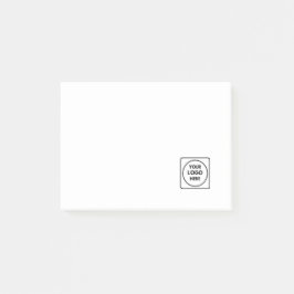 Benutzerdefiniertes Logo | Modernes Minimalistisch Post-it Klebezettel