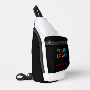 Benutzerdefiniertes Logo & Name Stylisches Sling B Crossbody Bag