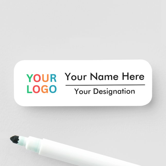 Benutzerdefiniertes Logo & Namensschild für geschä (Beispiel)