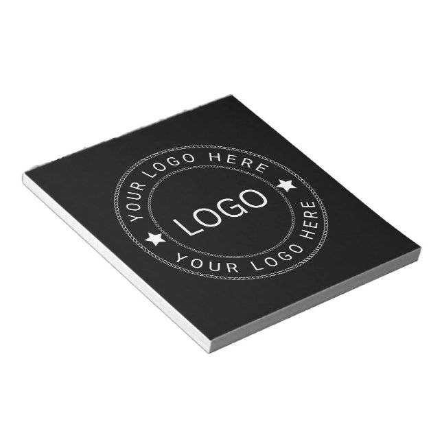 Benutzerdefiniertes Logo Notizblock (angewinkelt)