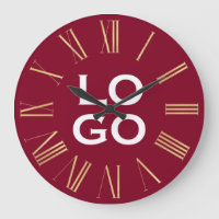 Benutzerdefiniertes Logo oder Bild auf Burgund