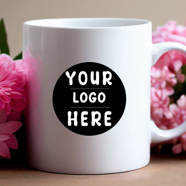 Benutzerdefiniertes Logo oder Bild für Unternehmen Jumbo-Tasse (Von Creator hochgeladen)