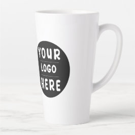 Benutzerdefiniertes Logo oder Bild für Unternehmen Milchtasse