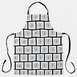 Benutzerdefiniertes Logo oder Bild mit wiederholen Schürze