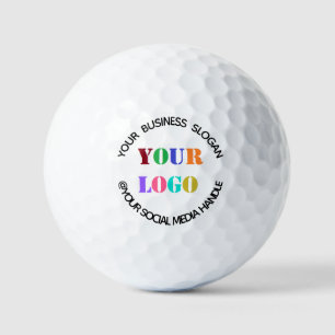Benutzerdefiniertes Logo oder Foto und Text für Ih Golfball