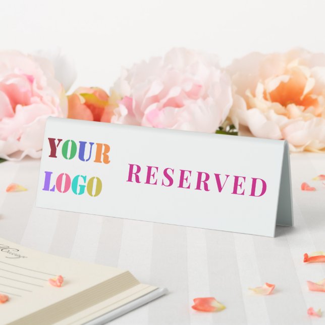 Benutzerdefiniertes Logo oder Foto-Zelt-Zeichen Tischaufsteller (In Situ (Hochzeit))