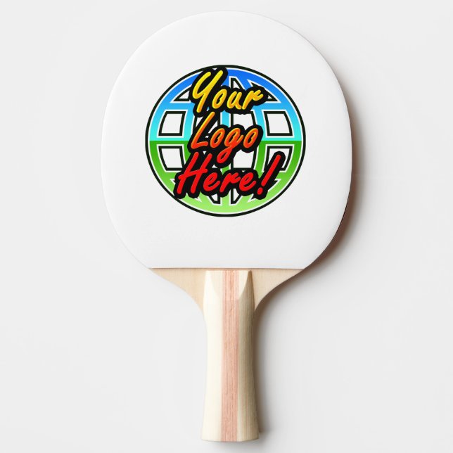 Benutzerdefiniertes Logo oder Personalisiertes Pin Tischtennis Schläger (Vorderseite)