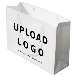 Benutzerdefiniertes Logo Personalisiertes Geschäft Große Geschenktüte