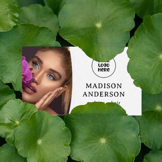 Benutzerdefiniertes Logo, QR-Code Beruflich Makeup Visitenkarte (Von Creator hochgeladen)