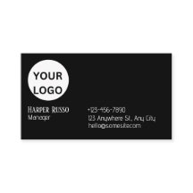 Benutzerdefiniertes Logo schwarz