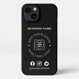 Benutzerdefiniertes Logo Social Media Business Pro iPhone Hülle