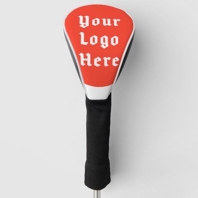 Benutzerdefiniertes Logo Team Abzeichen Retro Fair Golf Headcover (Vorderseite)