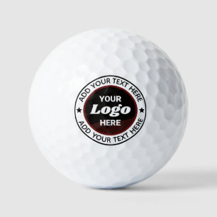 Benutzerdefiniertes Logo & Text für Unternehmen od Golfball