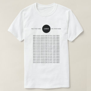 Benutzerdefiniertes Logo-Text Geschäft T-Shirt