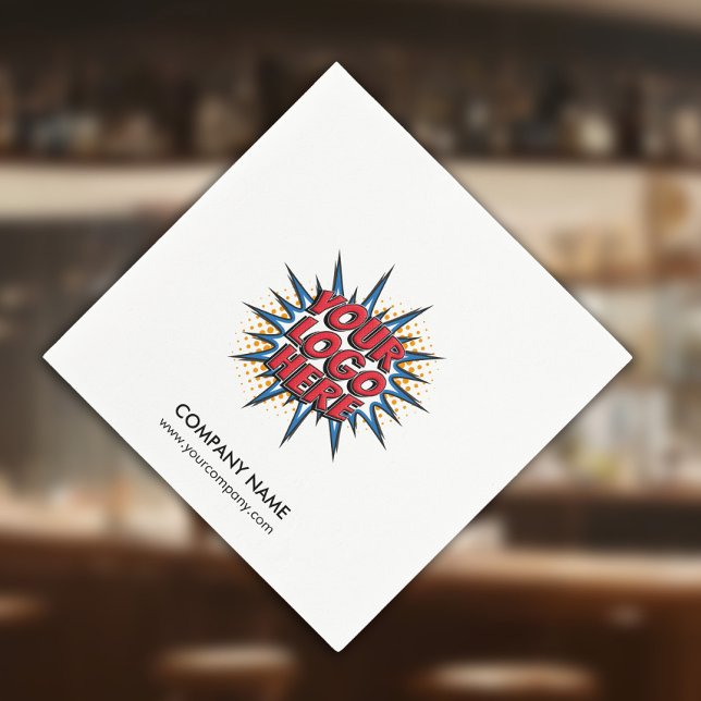 Benutzerdefiniertes Logo+Textpapier Napf Serviette (Von Creator hochgeladen)