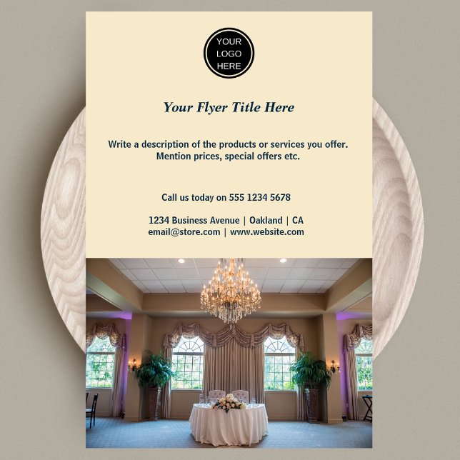 Benutzerdefiniertes Logo und Foto-l-Marketing Flyer (Von Creator hochgeladen)