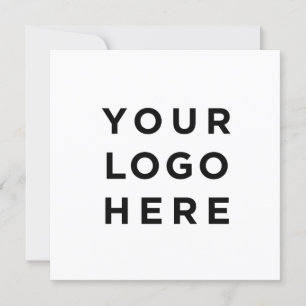 Benutzerdefiniertes Logo und moderne quadratische 