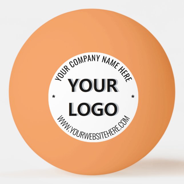 Benutzerdefiniertes Logo und Personalisierter Pong Tischtennisball (Rückseite)