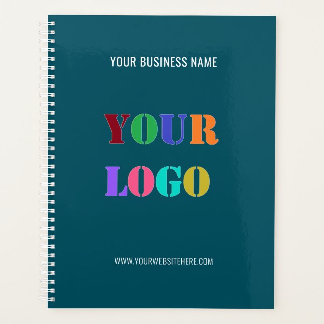 Benutzerdefiniertes Logo und Personalisierter Text Planer (Vorderseite)