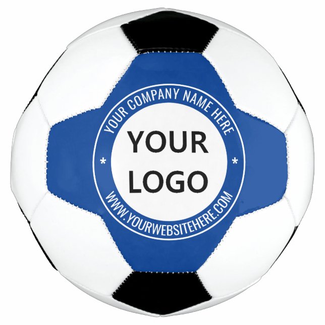 Benutzerdefiniertes Logo und Text-Fußball - Farben Fußball (Vorderseite)