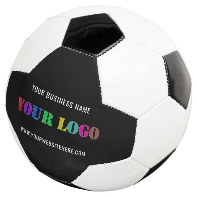 Benutzerdefiniertes Logo und Text Info Werbeball-B Fußball (Dreiviertel)