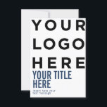 Benutzerdefiniertes Logo und Text moderne, scharfe<br><div class="desc">Benutzerdefiniertes Logo und Text moderne scharfe Einladungskarte. Jede Farbe,  jeder Schriftart,  modern und minimalistisch.</div>