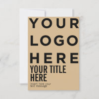 Benutzerdefiniertes Logo und Text moderne, scharfe