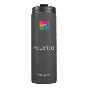 Benutzerdefiniertes Logo und Text Modernste Top-Vo Thermosbecher