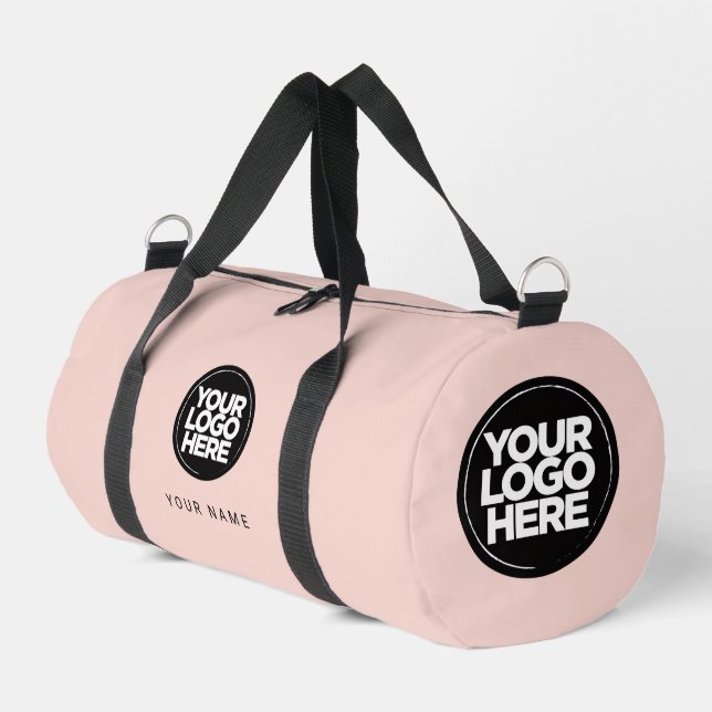 Benutzerdefiniertes Logo und Text Werbe Business F Duffle Bag (Linke Seite)
