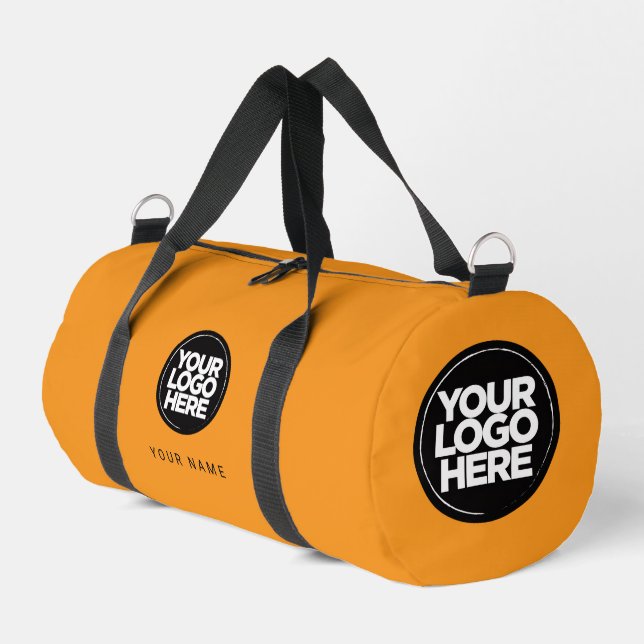 Benutzerdefiniertes Logo und Text Werbe Business F Duffle Bag (Linke Seite)