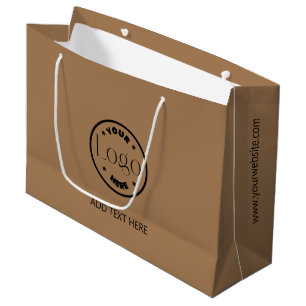 Benutzerdefiniertes Logo   Unternehmen Beruflich B Große Geschenktüte