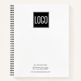Benutzerdefiniertes Logo | Unternehmen Notizbuch