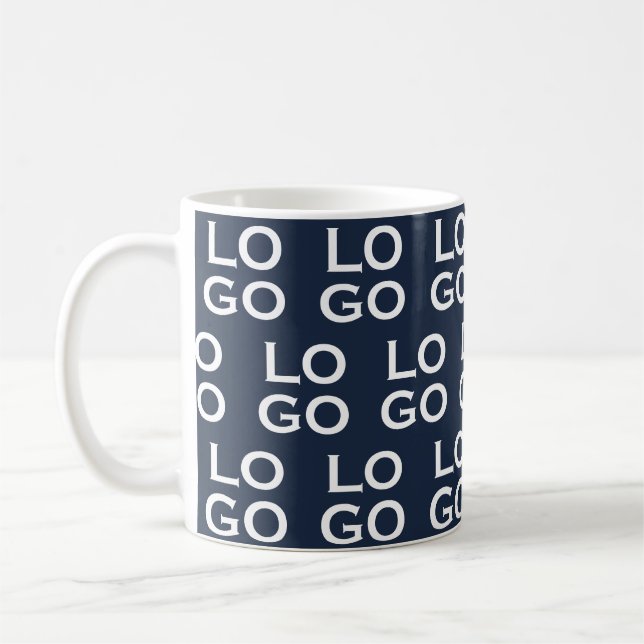 Benutzerdefiniertes Logo Unternehmen oder Firma au Kaffeetasse (Links)