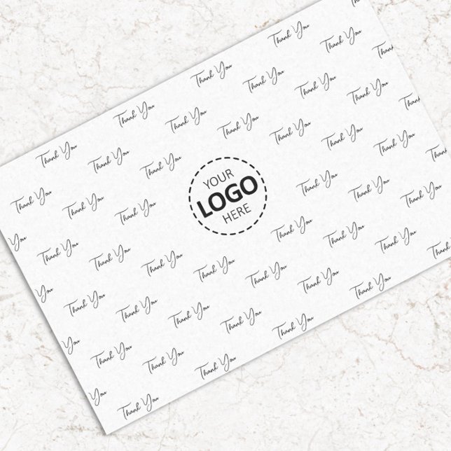 Benutzerdefiniertes Logo Vielen Dank Muster Seidenpapier (Von Creator hochgeladen)
