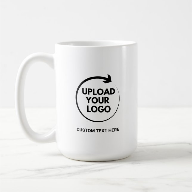 Benutzerdefiniertes Logo Werbe Geschäft Kaffee Kaffeetasse (Links)