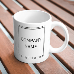 Benutzerdefiniertes Logo - Werbeaktion für Firmenb Zweifarbige Tasse