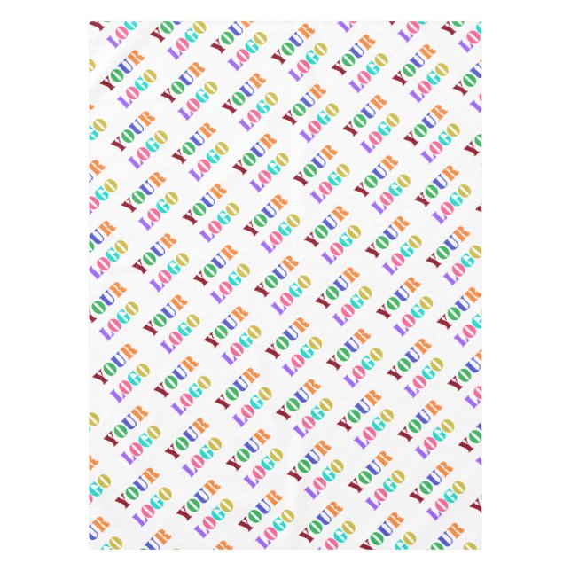 Benutzerdefiniertes Logo-Werbetablett Tischdecke (Vorderseite)