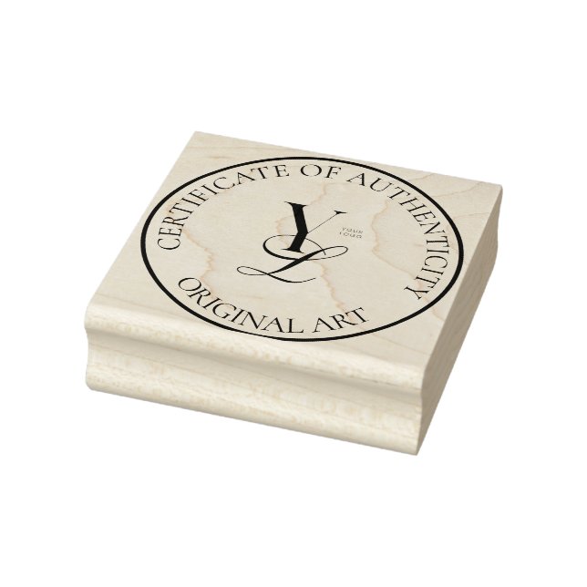 Benutzerdefiniertes Logo-Zertifikat für die Echthe Gummistempel (Stempel)