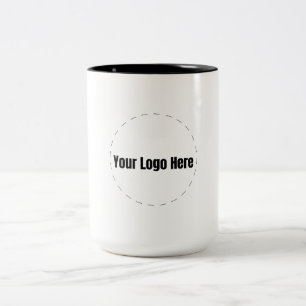 Benutzerdefiniertes Logo Zweifarbige Tasse