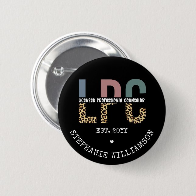 Benutzerdefiniertes LPC-lizenziertes Berufliches R Button (Vorne & Hinten)
