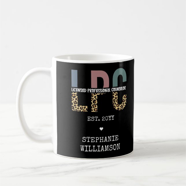 Benutzerdefiniertes LPC-lizenziertes Berufliches R Kaffeetasse (Links)