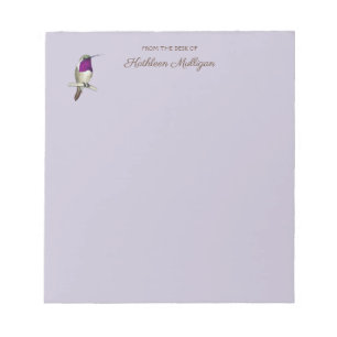 Benutzerdefiniertes Lucifer Hummingbird Notepad Notizblock