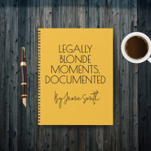 Benutzerdefiniertes lustiges Anwalt-Tagebuch für F