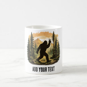 Benutzerdefiniertes lustiges Bigfoot-Sasquatch-Des Kaffeetasse